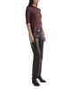 Agolde Agolde Lana Leather Blend High Rise Straight Jeans in Madera - 4