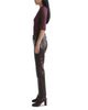 Agolde Agolde Lana Leather Blend High Rise Straight Jeans in Madera - 5