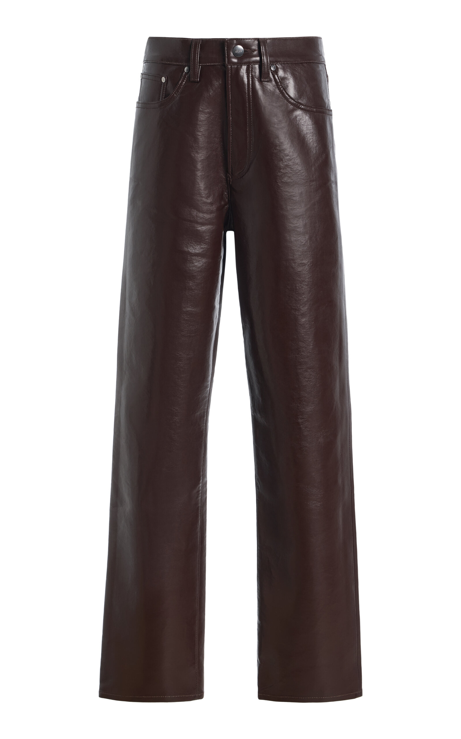 Agolde Agolde Lana Leather StraightLeg Pants