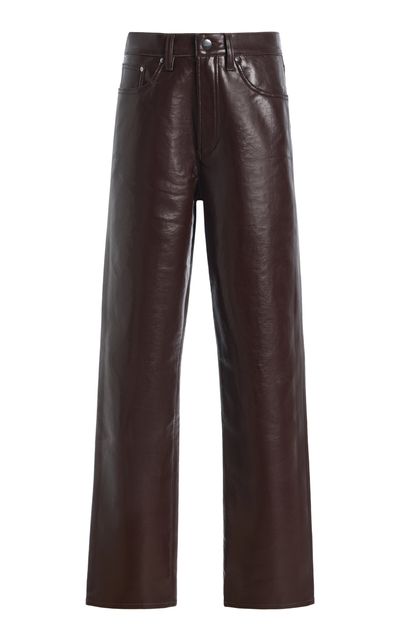 Agolde Agolde Lana Leather StraightLeg Pants