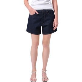 AGOLDE AGOLDE Leith High Waist Relaxed Long Denim Shorts