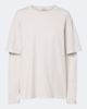 Agolde Agolde Lois layered cotton jersey T-shirt - 1