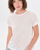 AGOLDE AGOLDE Long Line Adine Tee Gesso - 2