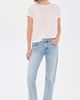 AGOLDE AGOLDE Long Line Adine Tee Gesso - 5