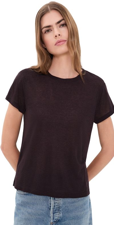 AGOLDE AGOLDE Long Line Adine Tee RISTRETTO