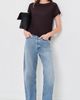 AGOLDE AGOLDE Long Line Adine Tee RISTRETTO - 5