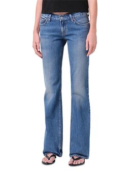 Agolde Agolde Low Rise Boot Jeans in Margin