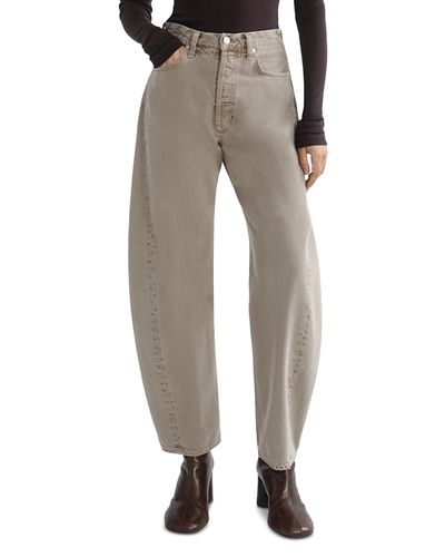 Agolde Agolde Luna Pieced High Rise Curved Tapered Jeans in Cedar