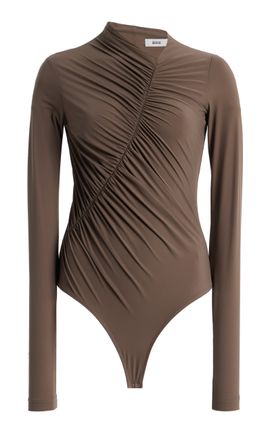 Agolde Agolde Lupin Ruched Jersey Bodysuit