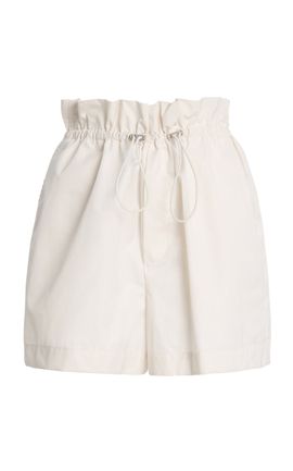 Agolde Agolde Lydia CottonBlend Drawstring Shorts