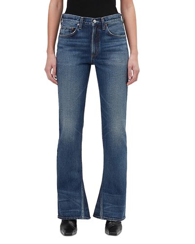 Agolde Agolde Mid Rise Kick Boot Jeans in Stencil