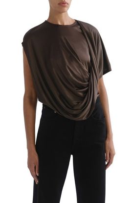 AGOLDE AGOLDE Milena Twisted Drape Tee