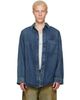 AGOLDE AGOLDE Navy Boyle Denim Shirt - 1