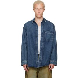 AGOLDE AGOLDE Navy Boyle Denim Shirt