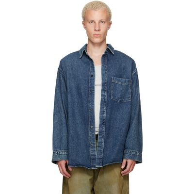AGOLDE AGOLDE Navy Boyle Denim Shirt