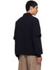 AGOLDE AGOLDE Navy Curren Double Sleeve Polo - 3