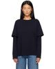 AGOLDE AGOLDE Navy Lois T-shirt - 1