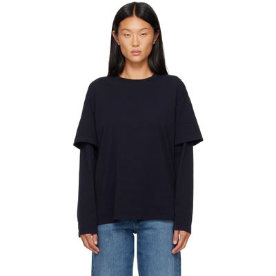 AGOLDE AGOLDE Navy Lois T-shirt