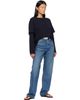 AGOLDE AGOLDE Navy Lois T-shirt - 4