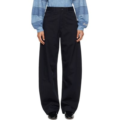 AGOLDE AGOLDE Navy Luna Trousers
