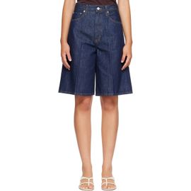 AGOLDE AGOLDE Navy Nolan Denim Shorts