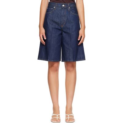 AGOLDE AGOLDE Navy Nolan Denim Shorts