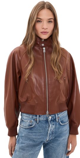 AGOLDE AGOLDE Nova Bomber Jacket PALISANDER