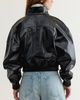 AGOLDE AGOLDE Nova Vegan Leather Bomber Jacket - 2