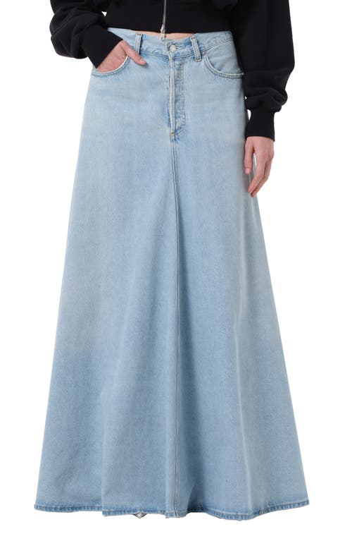 AGOLDE AGOLDE Odin Denim A-Line Maxi Skirt