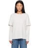 AGOLDE AGOLDE Off-White Lois T-shirt - 1