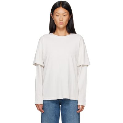AGOLDE AGOLDE Off-White Lois T-shirt