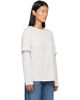 AGOLDE AGOLDE Off-White Lois T-shirt - 2