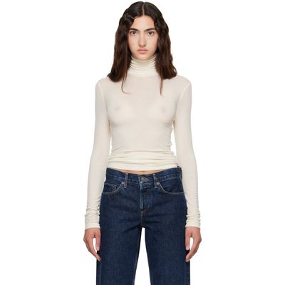 AGOLDE AGOLDE Off-White Pascale Turtleneck