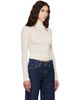 AGOLDE AGOLDE Off-White Pascale Turtleneck - 2