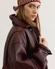 AGOLDE AGOLDE Ona Vegan Leather Bomber Jacket - 4