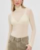 AGOLDE AGOLDE Pascale Turtleneck Oat Milk M - 2
