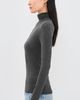 AGOLDE AGOLDE Pascale Turtleneck Top Charcoal Heather - 4