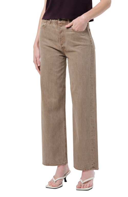 AGOLDE AGOLDE Ren Flyweight High Waist Ankle Wide Leg Jeans