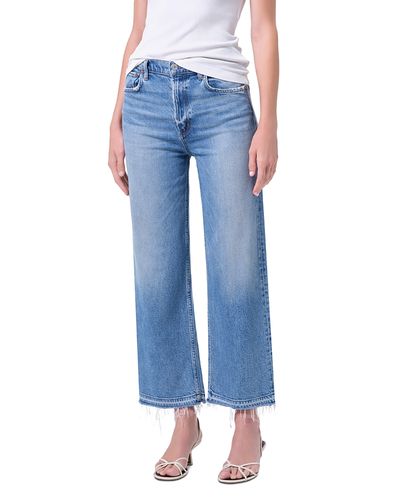 Agolde Agolde Ren High Rise Ankle Wide Leg Jeans in Measure
