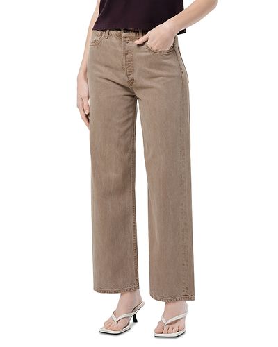Agolde Agolde Ren High Rise Wide Leg Jeans in Trail