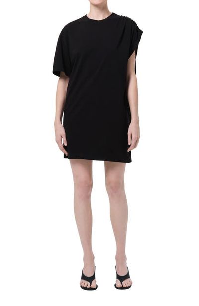 AGOLDE AGOLDE Roma Asymmetric Sleeve Organic Cotton Dress