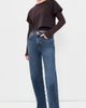 AGOLDE AGOLDE Romily Tee Chocolate - 5