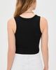 AGOLDE AGOLDE Shrunken Poppy Tank Black XS - 3