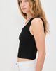 AGOLDE AGOLDE Shrunken Poppy Tank Black XS - 4