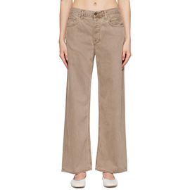 AGOLDE AGOLDE Taupe Low Slung Baggy Jeans