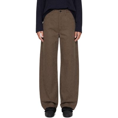 AGOLDE AGOLDE Taupe Luna Trousers