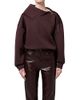 Agolde Agolde The Coyle Zip Shoulder Neoprene Sweatshirt - 1