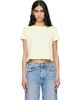 AGOLDE AGOLDE Yellow Adine Shrunken T-shirt - 1