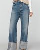 AGOLDE Big Cuff High-Rise Wide-Leg Jeans - 2