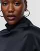 AGOLDE Bryony Satin Turtleneck Top - 4
